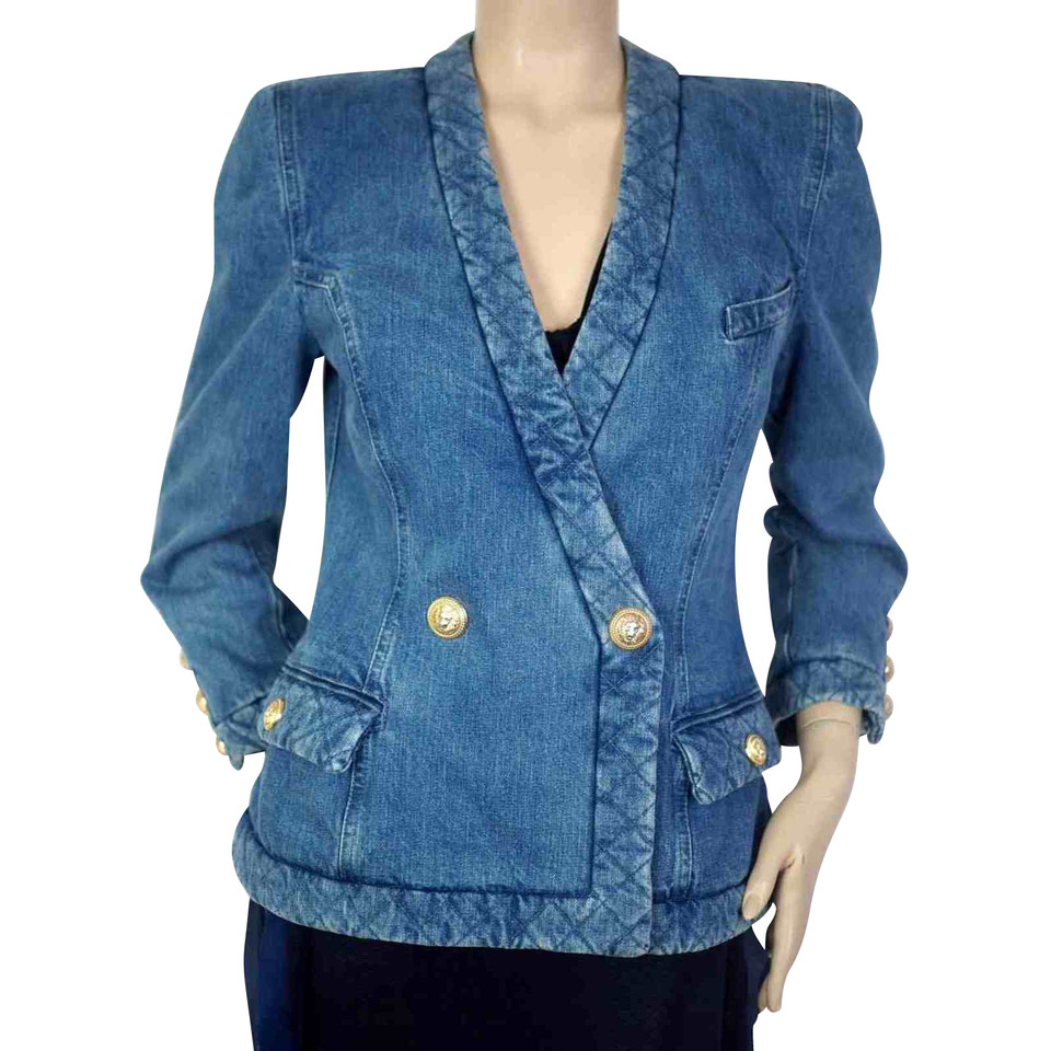 Balmain Jeansblazer in blauw