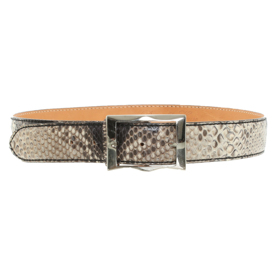 Reptile's House Python leather belt