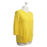 Allude Cashmere jacket in yellow