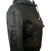 Lauren Scott Leather jacket with hood