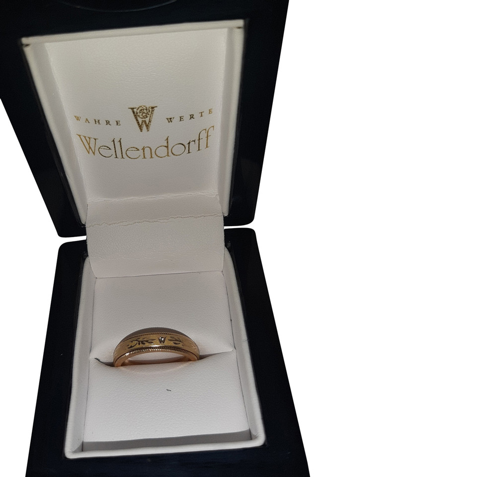 Wellendorff Ring aus Gelbgold in Weiß