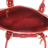 Luciano Padovan Handtasche aus Leder in Rot