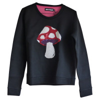 House Of Holland Neoprene sweater with mushroom