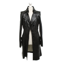 Drykorn Black leather coat