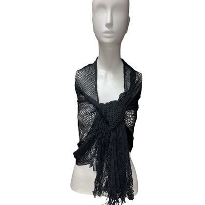 Dolce & Gabbana Schal/Tuch aus Baumwolle in Schwarz