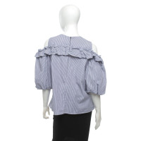 Iris & Ink top with stripe pattern