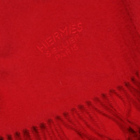 Hermès Sciarpa in Cashmere in Rosso