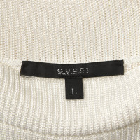 Gucci Kleid in Weiß/Schwarz