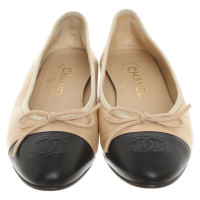 Chanel Slippers/Ballerina's Leer
