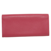 Longchamp Täschchen/Portemonnaie aus Leder in Rosa / Pink