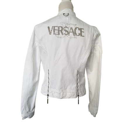 Versace Jas/Mantel Katoen in Wit