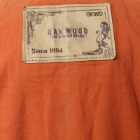 Oakwood Lederjacke in Orange