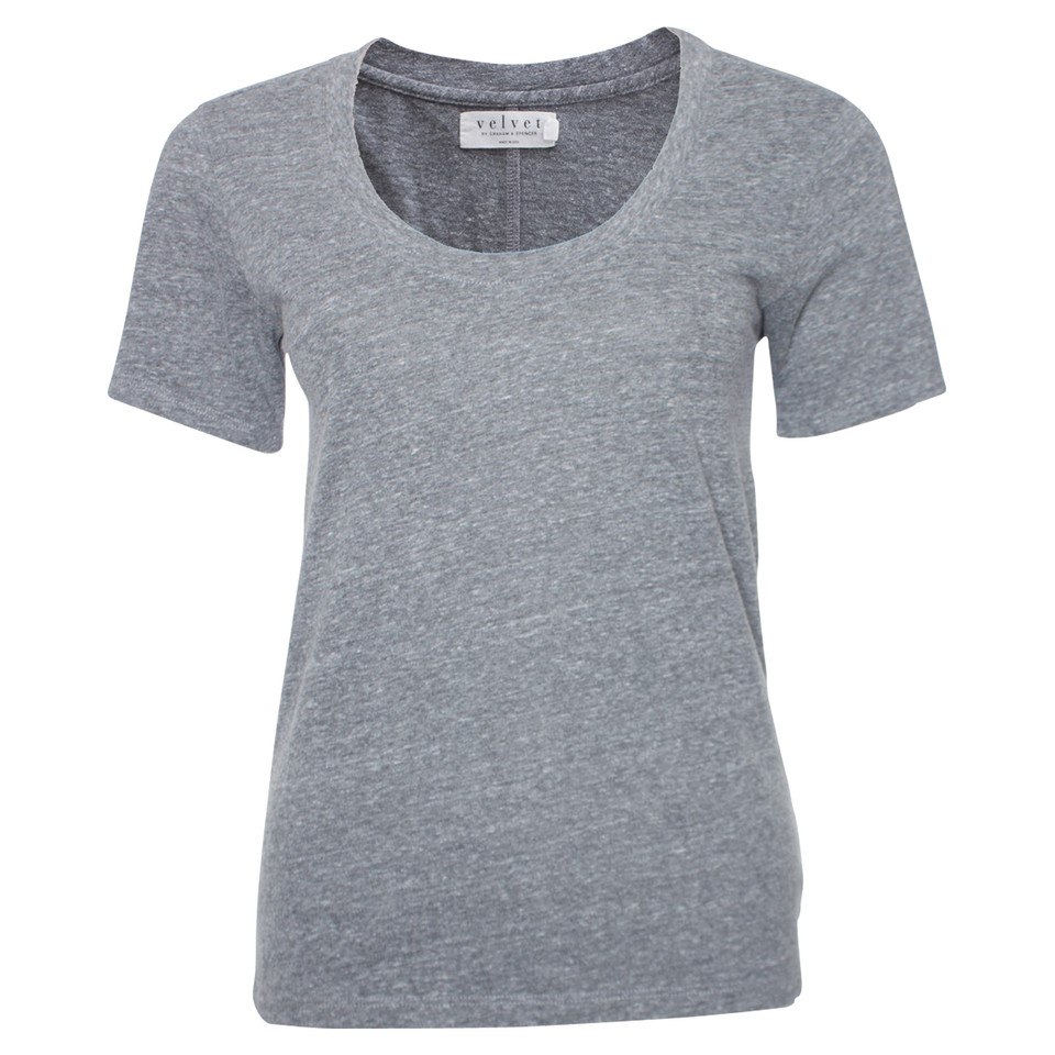 Velvet Top Cotton in Grey