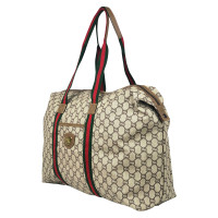 Gucci Handtasche aus Canvas in Braun