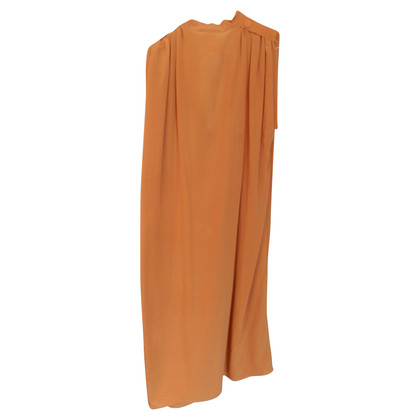 Semi Couture Silk dress in orange