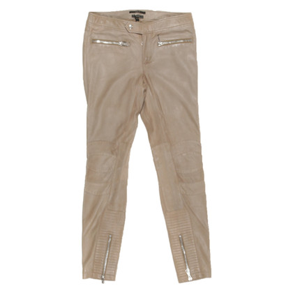 Set Trousers Leather in Grey