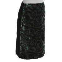 Prada skirt with velvet applications