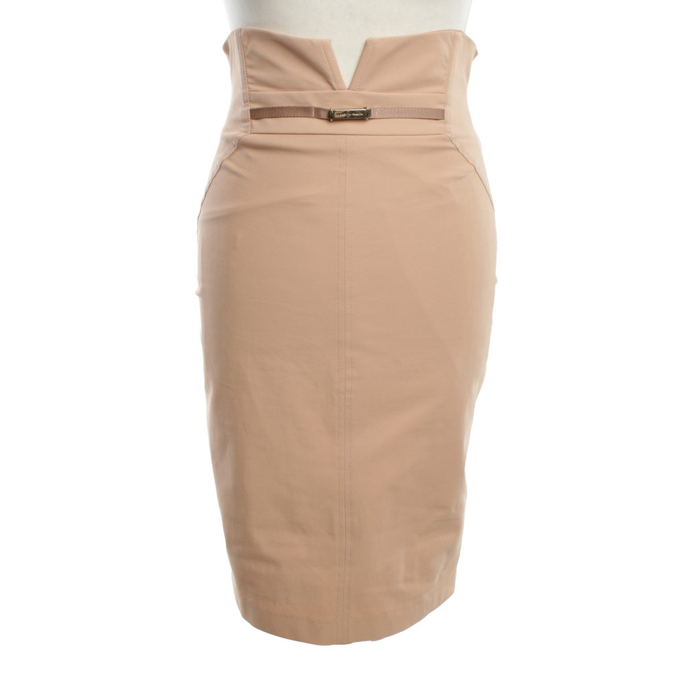 Elisabetta Franchi Pencil skirt in nude