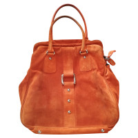 Strenesse Handbag Suede in Orange