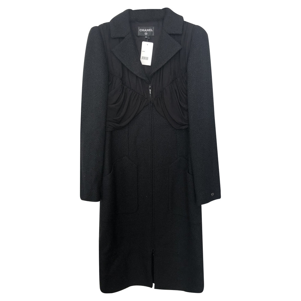 Chanel Dress Wool in Black