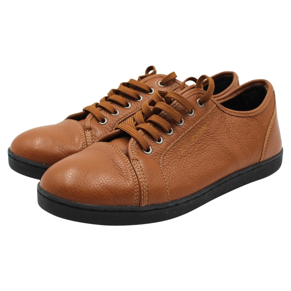 Dolce & Gabbana Trainers Leather in Brown