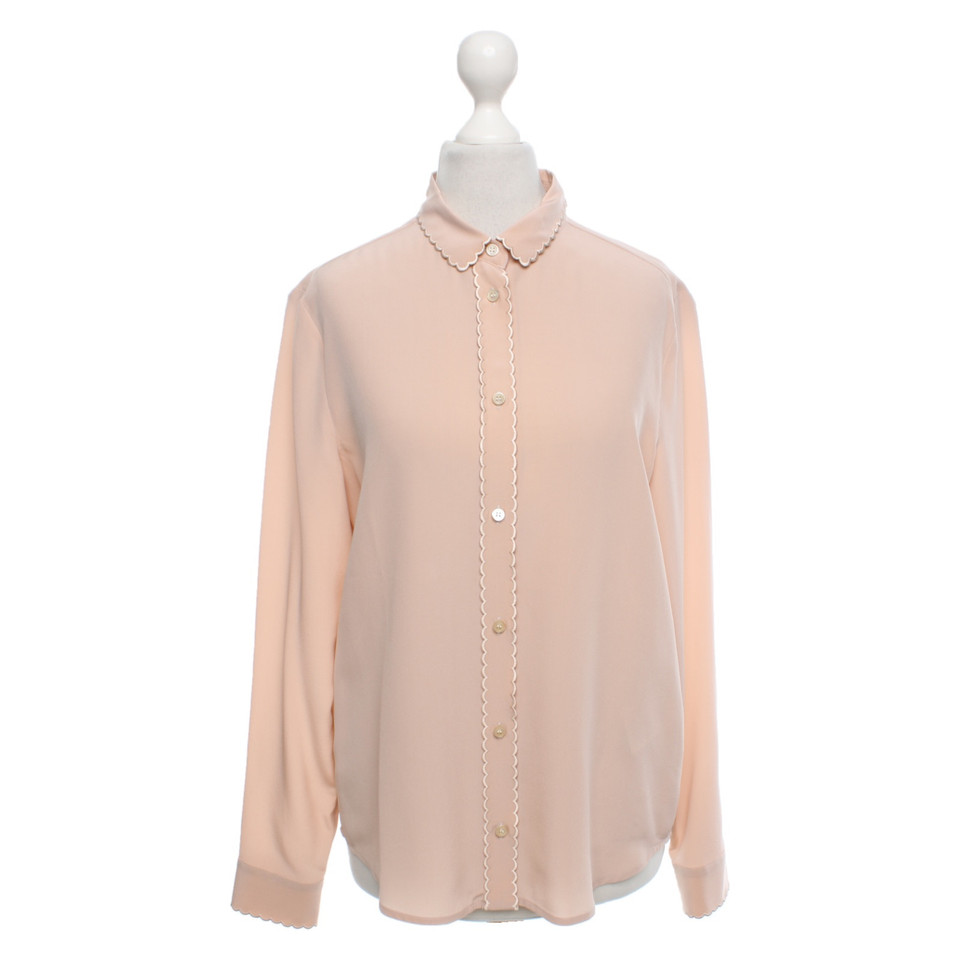 Red Valentino Top Silk in Pink