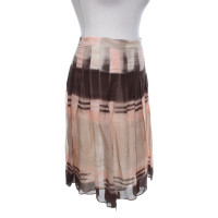 Theory Silk skirt with pattern