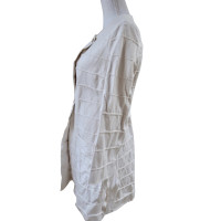 Kristina T Jacke/Mantel aus Baumwolle in Weiß