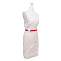 Moschino Love Vestito in Cotone in Crema