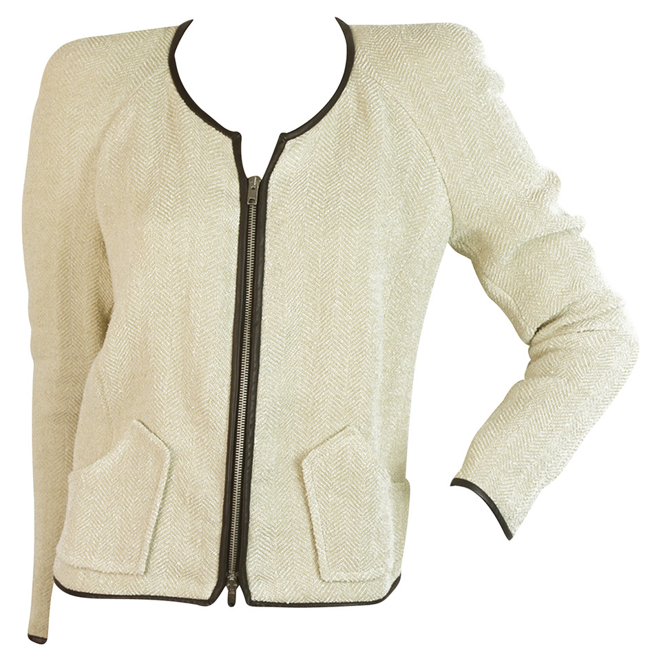 Isabel Marant Giacca/Cappotto in Lino in Crema