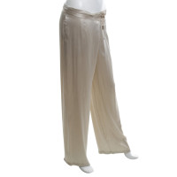 P.A.R.O.S.H. Silk trousers in champagne