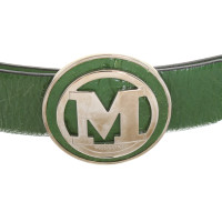 Missoni Groene lederen riem