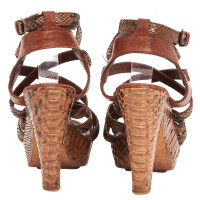 Lanvin Cuir Sandales Python