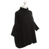 Diane Von Furstenberg Poncho tricoté en noir