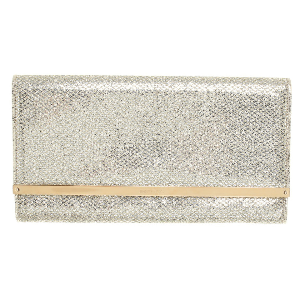 Jimmy Choo Oro / clutch color argento