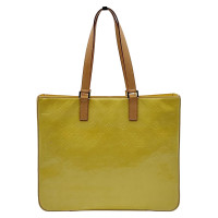 Louis Vuitton Columbus Tote in Pelle verniciata in Giallo