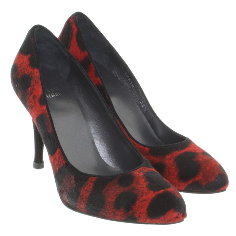 Stuart Weitzman Pumps mit Ponyfell