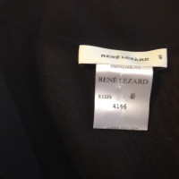 René Lezard Silk dress with a thong