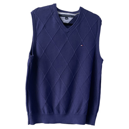 Tommy Hilfiger Gilet in Cotone in Blu