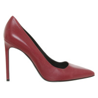 Saint Laurent Pumps/Peeptoes Leer in Rood