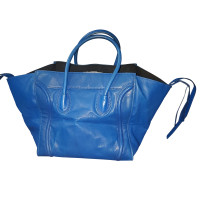 Céline Phantom Luggage aus Leder in Blau