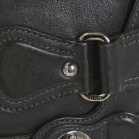 Tod's sac à main en cuir noir
