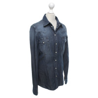 7 For All Mankind Jeans blouse in blue