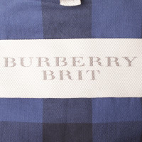 Burberry Manteau en bleu foncé / noir