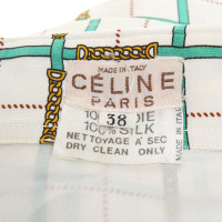 Céline Silk blouse with pattern