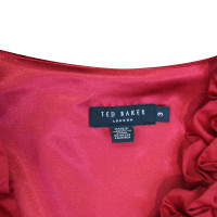 Ted Baker abito rosso con ruches