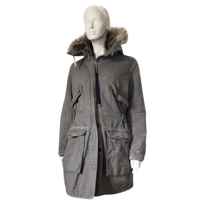 Parajumpers Veste/Manteau en Coton en Kaki