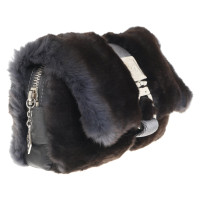 Chanel Shoulder bag with fur trim