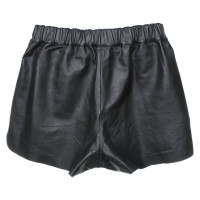 Set Shorts Leather in Black