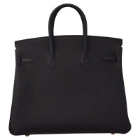 Hermès Birkin Bag 25 Leather in Black
